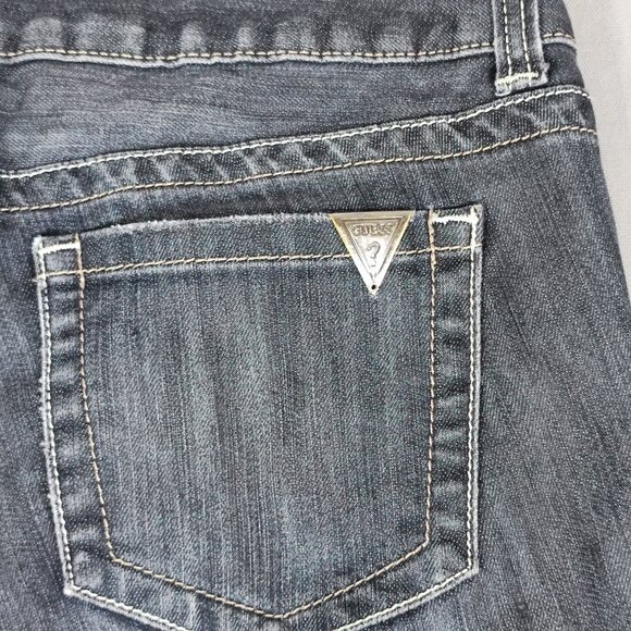 Guess Jeans women's size 29 medium washed grey colour Pismo Straight leg denim - Picture 5 of 14